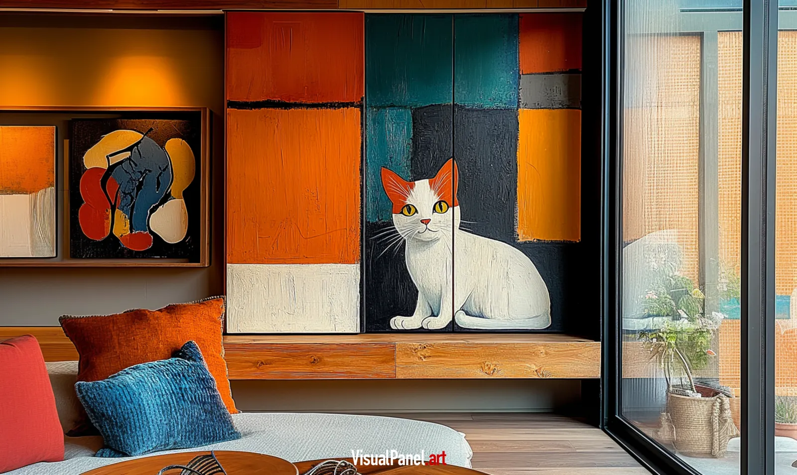 panneaux bois pin des landes peinture tableau